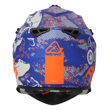 Casque cross Acerbis LINEAR 22.06 2024 - Gris / Bleu