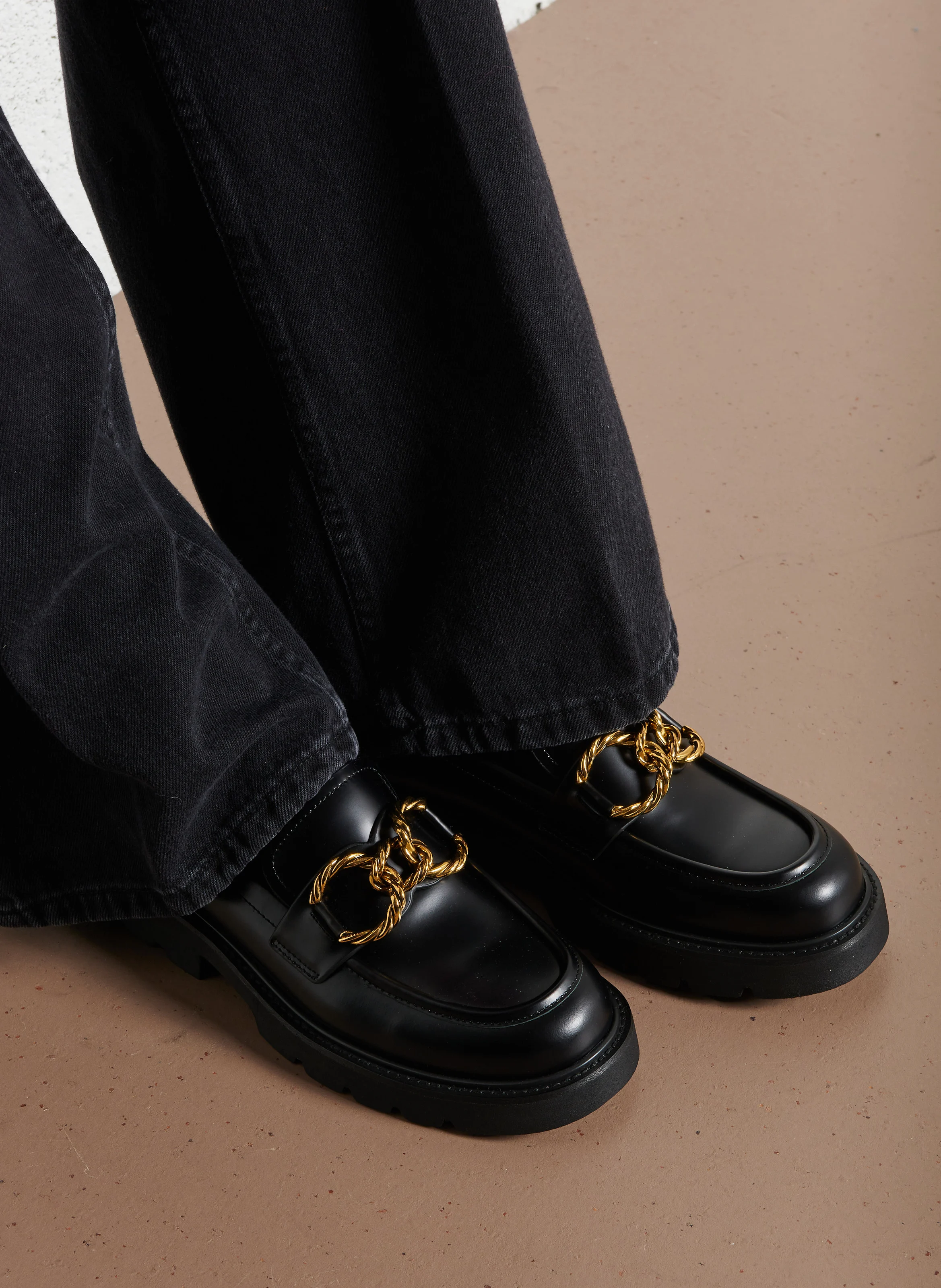 SOHO - Mocassins en cuir | Noir