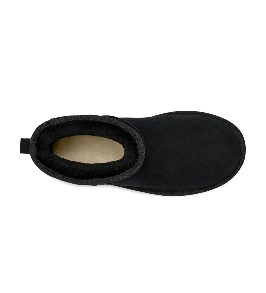 UGG Botines W Classic Mini Platform preto -Altura plataforma 5cm-