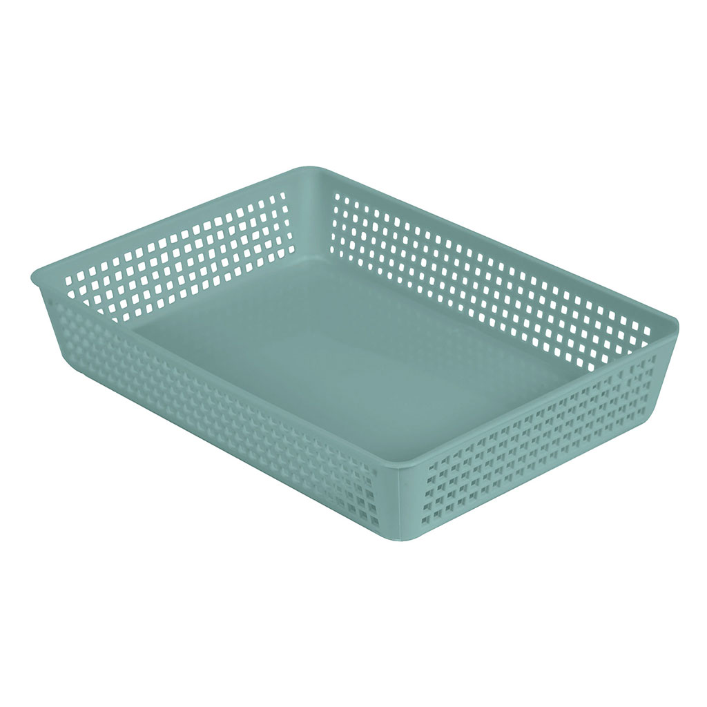 Bac plastique vert 28.5x20.5cm