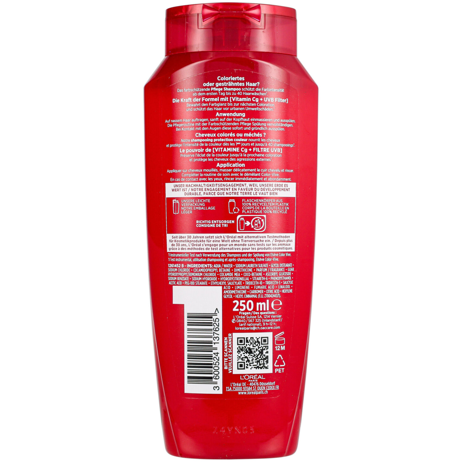 Elsève Shampoo Color Vive