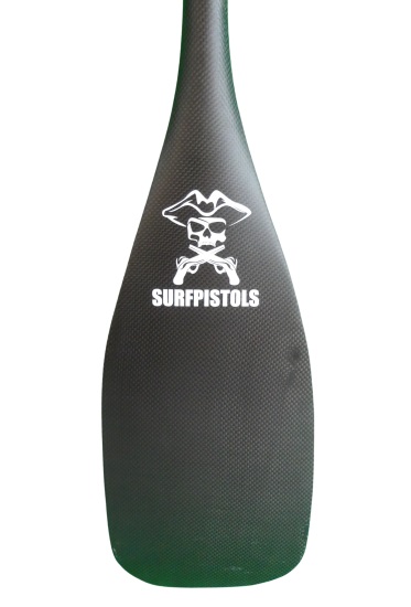 Surfpistols Pagaie surfpistols 100 % carbone 2 parties