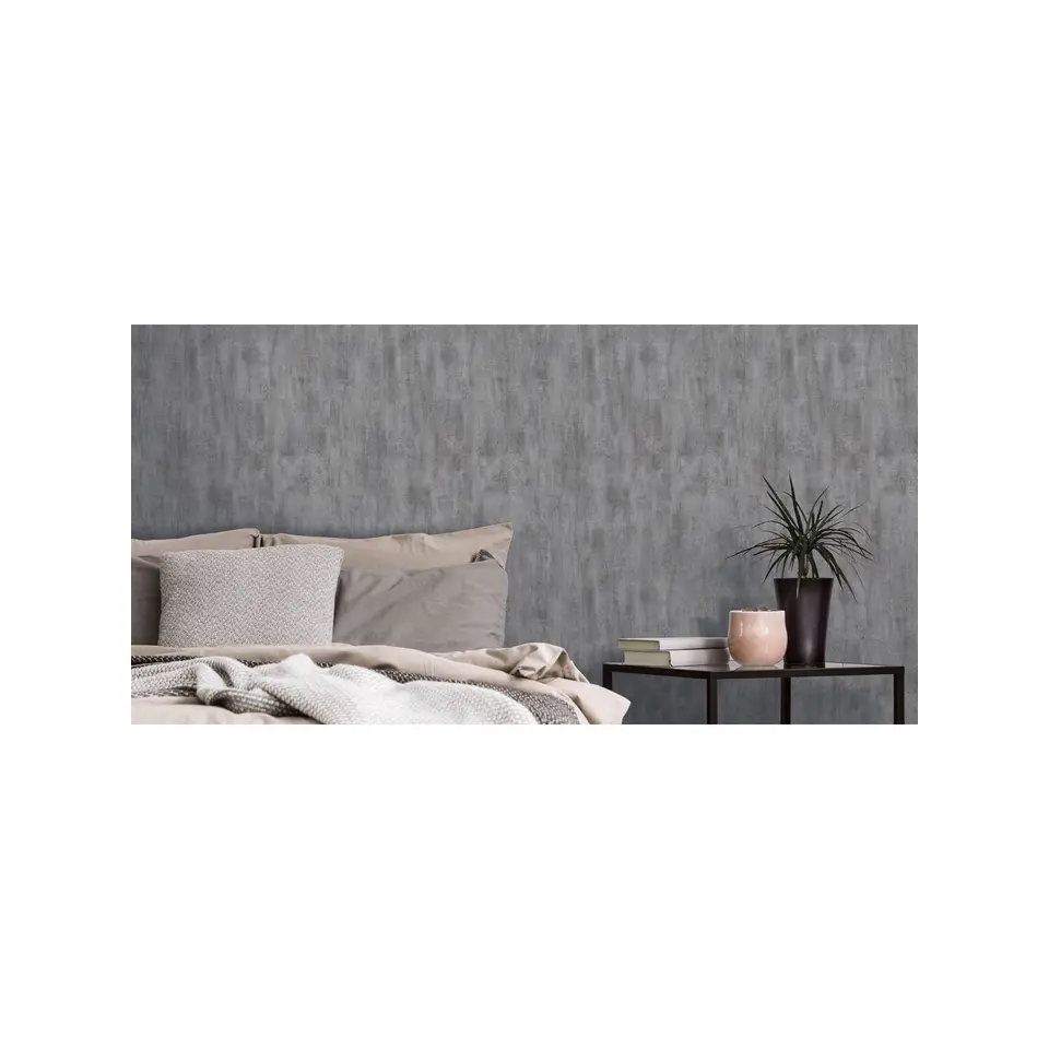 Dutch Wallcoverings - Galactik uni d.grijs - 0,53x10,05m