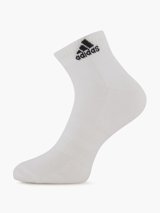 adidas 3 Pack Socken Weiss