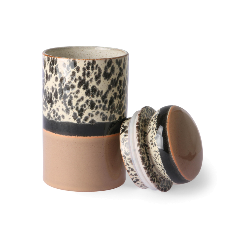 HKliving 70's Ceramic voorraadpot yeti