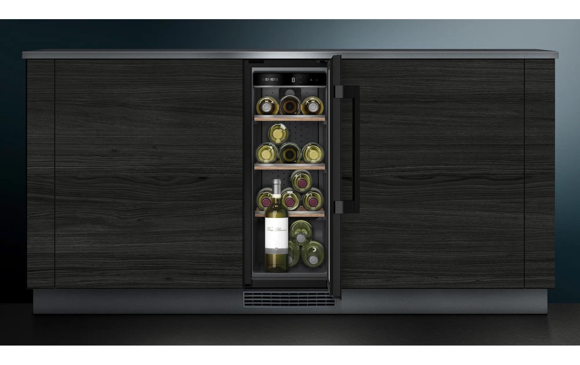 Weinkühlschrank iQ500 KU20WVHF0 Schwarz, Rechts, Wechselbar<br>Weinklimaschrank