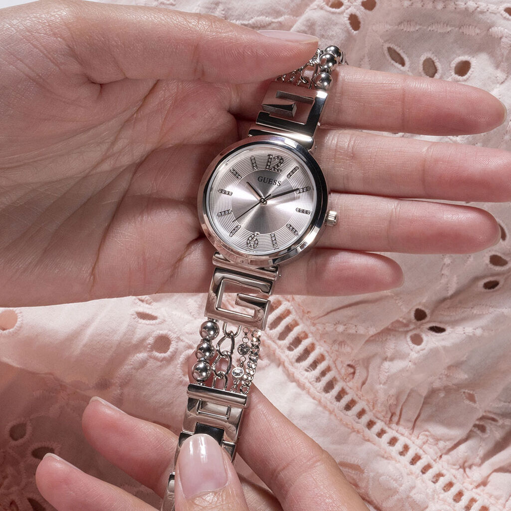 Montre Guess G Cluster Argenté