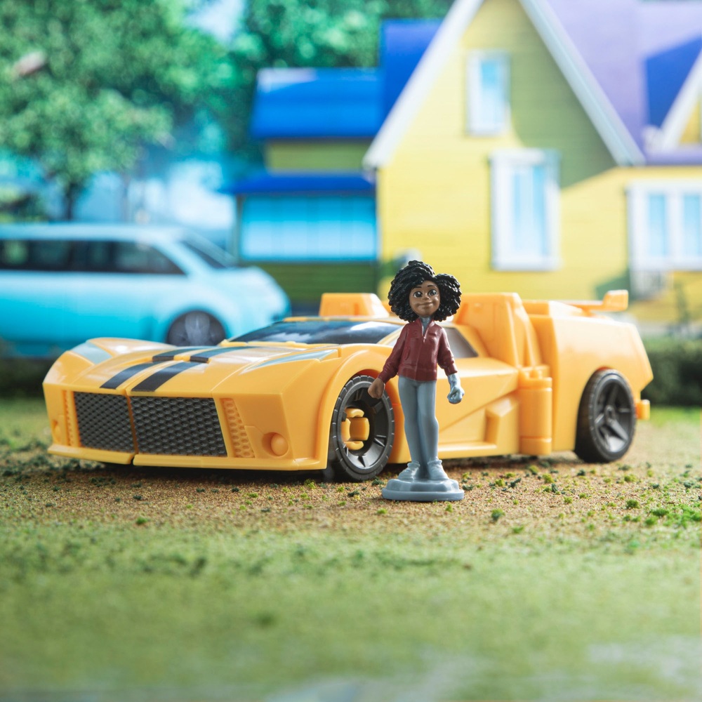 Transformers: EarthSpark Spin Changer Bumblebee & Mo Malto Actionfiguren