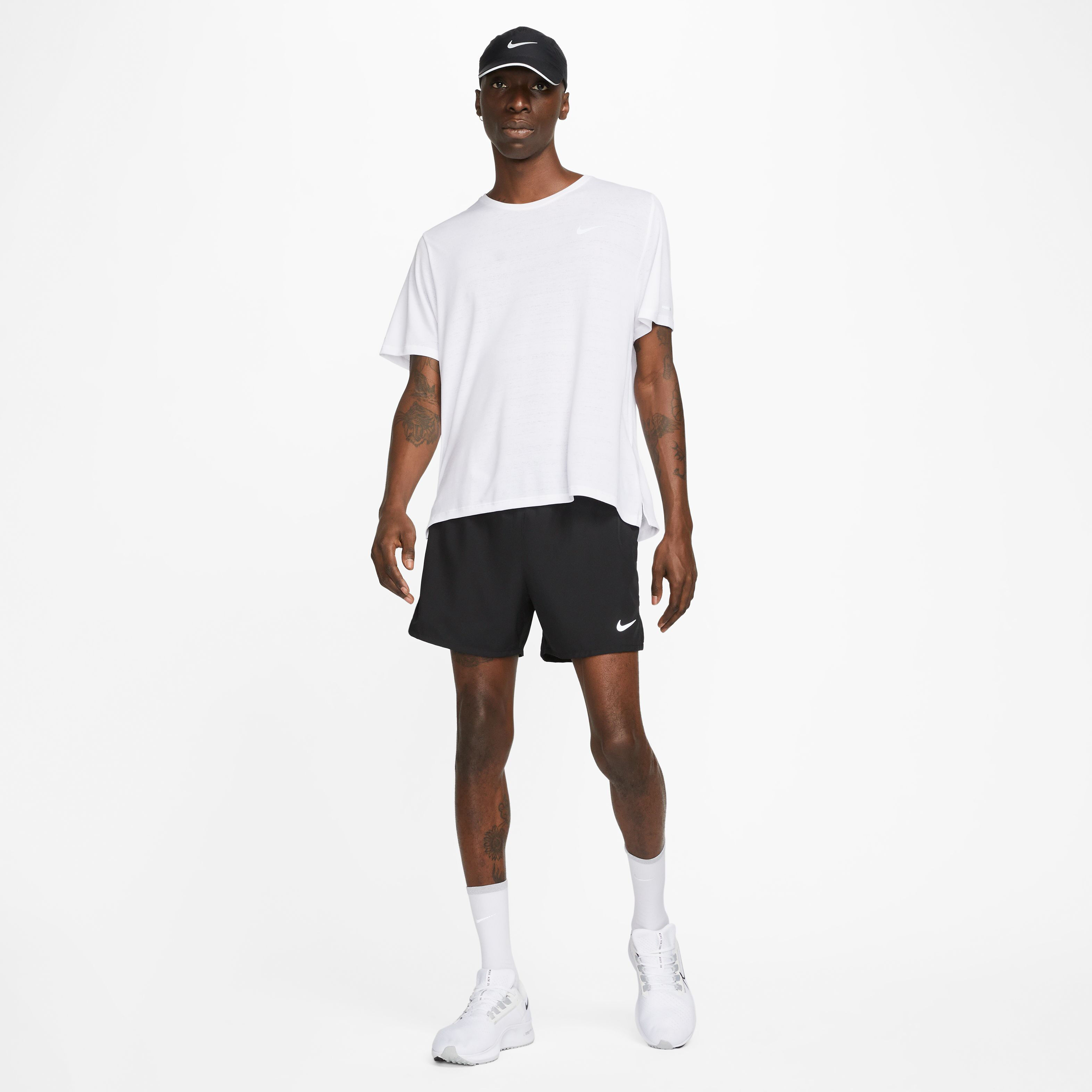 Nike Dri-Fit Challenger 7in Brief-Lined Running Shorts Hommes - Noir