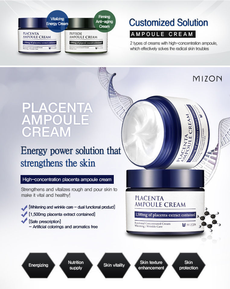 MIZON - Placenta Ampul Crème 50ml