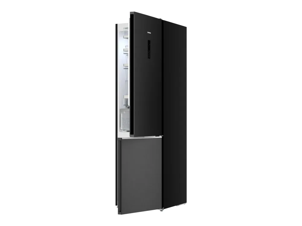 Siemens iQ500 KG39NAXCF - Køleskab/fryser - bund-fryser - Wi-Fi - bredde: 60 cm - dybde: 66.5 cm - højde: 203 cm - 363 liter - Klasse C - BlackSteel
