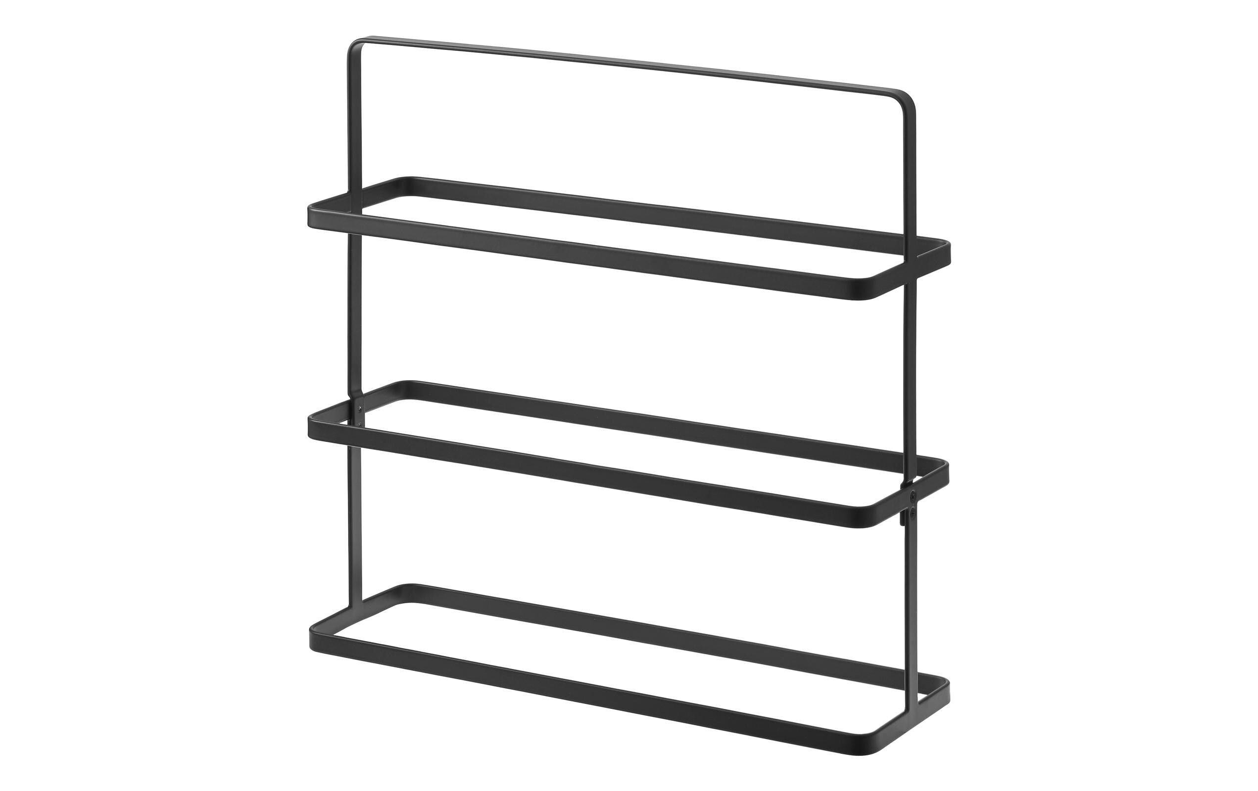 Schuhregal Tower 50 x 45.5 cm, SchwarzBreites Schuhregal