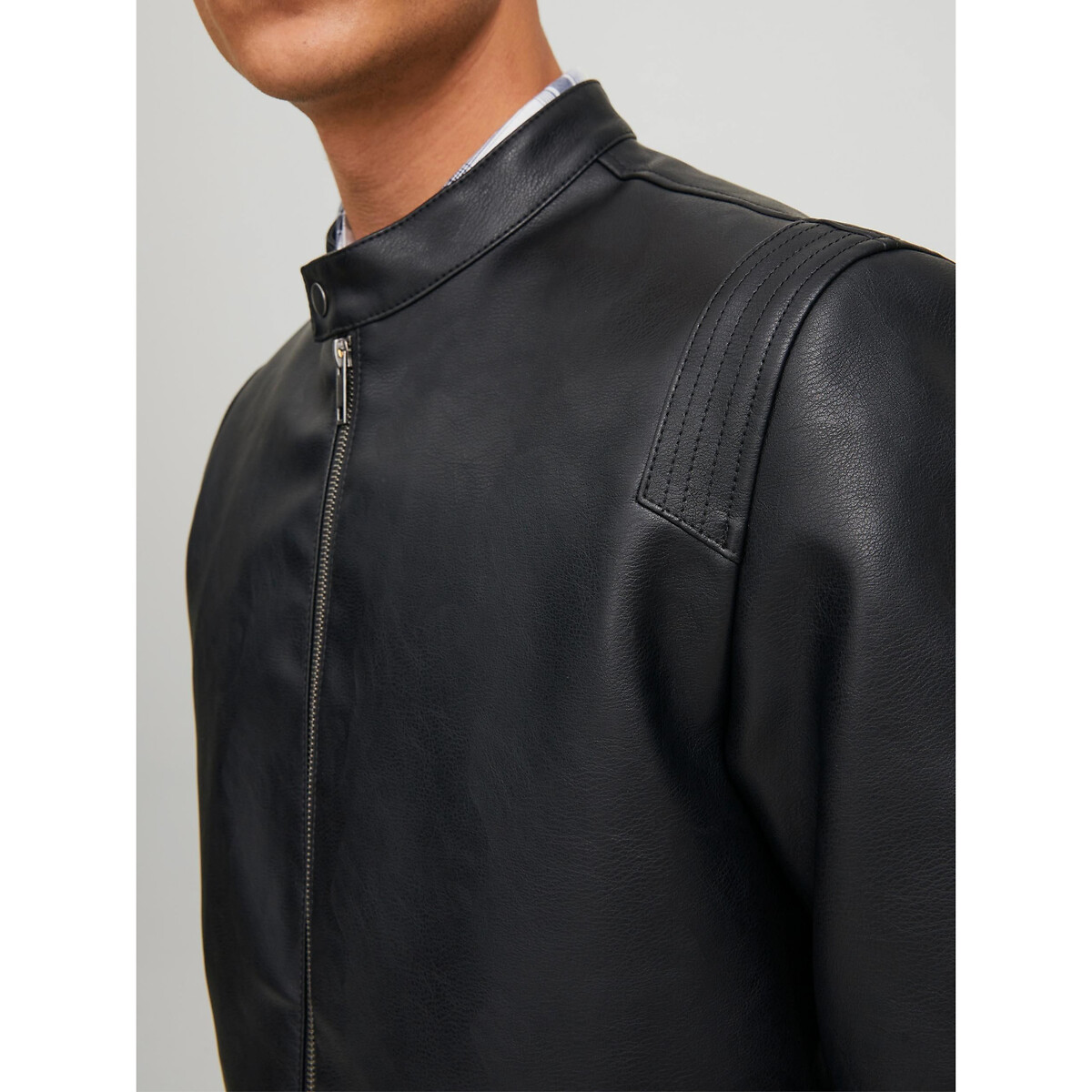 JACK & JONES<br>Jaqueta de couro sintético