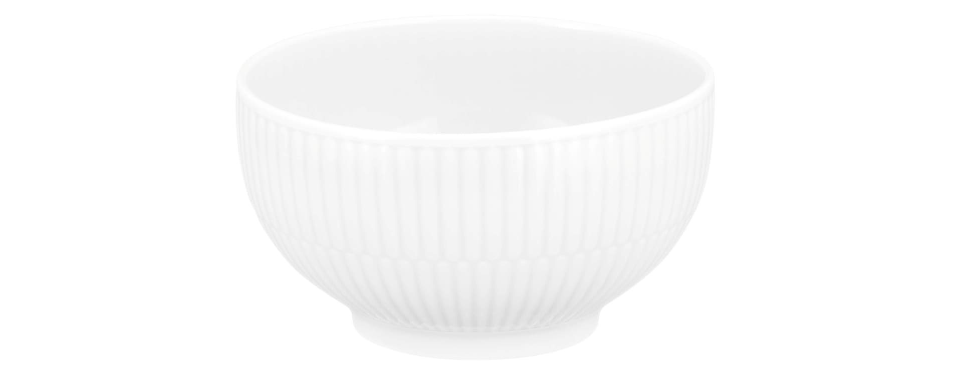 Seltmann Weiden Café au lait Schale AMINA 6er Set Porzellan weiß