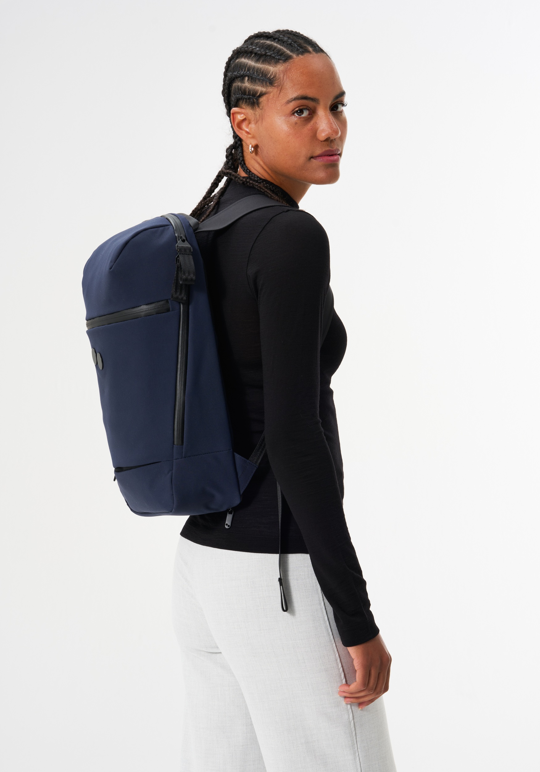 Pinqponq Rucksack Kontor Backpack Solid Navy