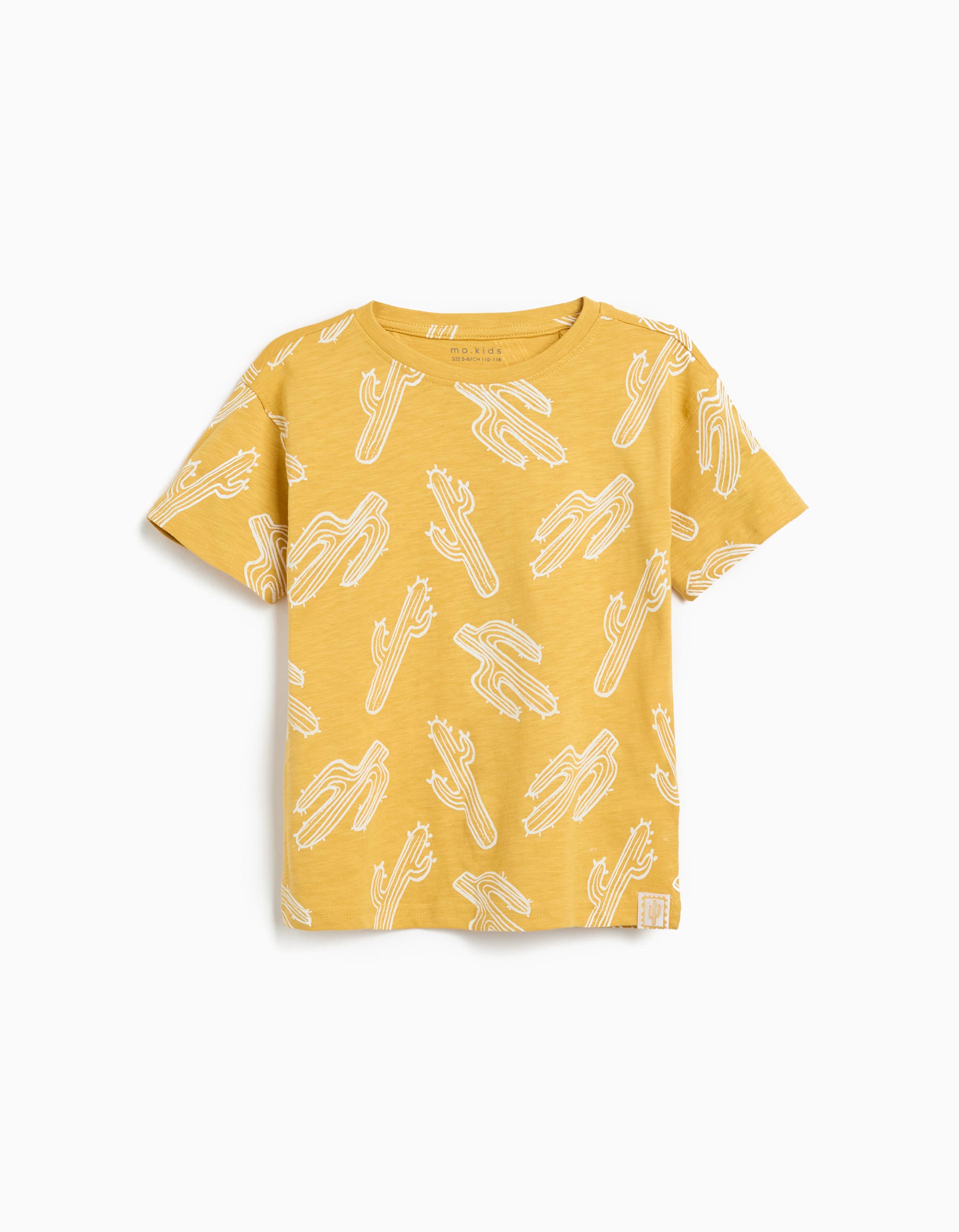 T-shirt Estampado, Menino, Amarelo Escuro