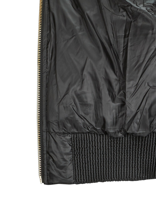 MICHAEL Michael Kors - CHEVRON QUILTED BOMBER Negro