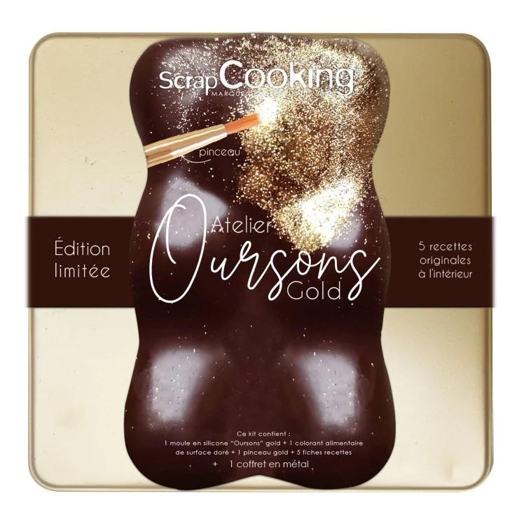 Coffret Oursons Gold édition limitée Scrapcooking
