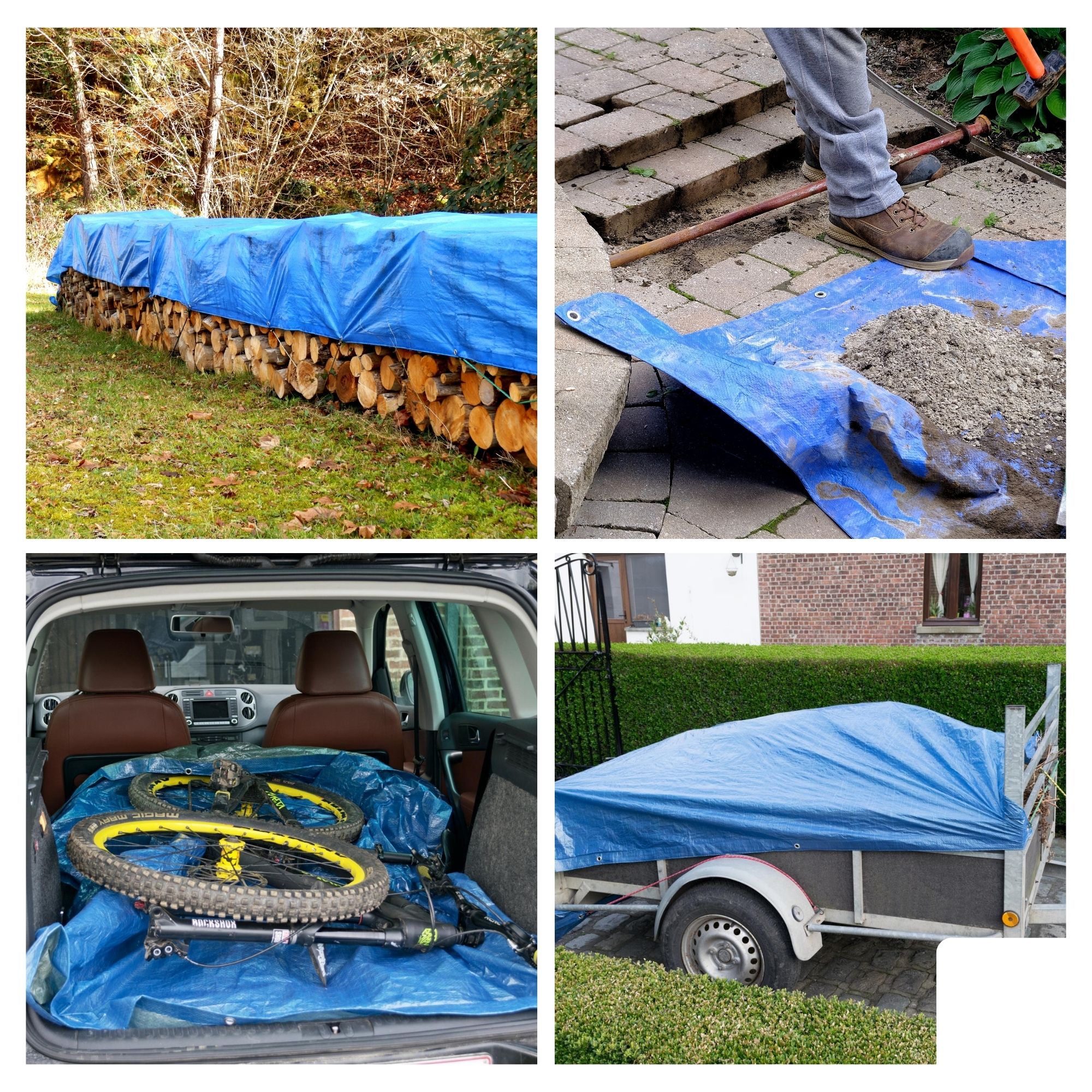 Perel 110 g/m2 grondzeil - 500 x 600 cm