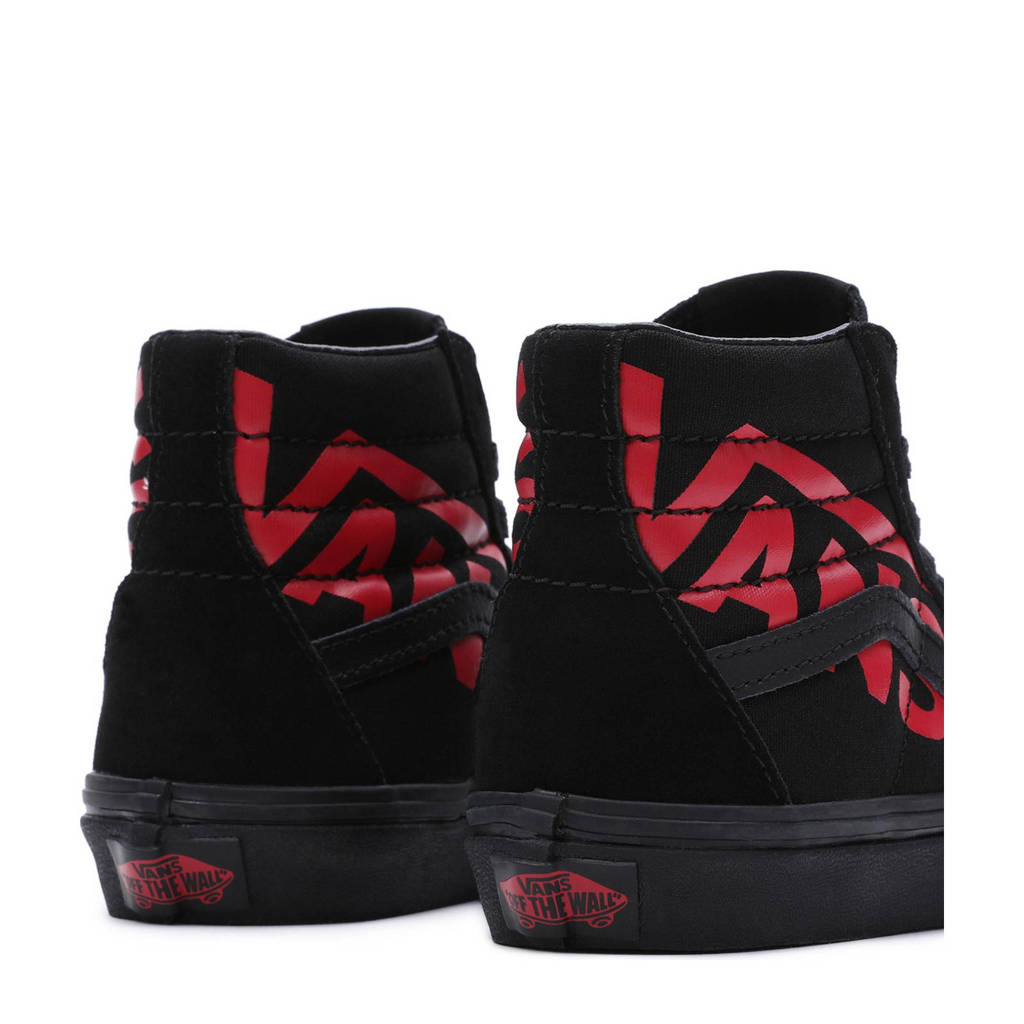 VANS SK8-Hisneakers zwart/rood