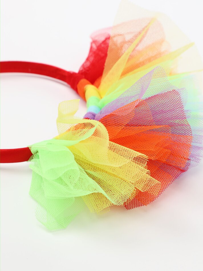 Tiara de tule - Vários modelos
