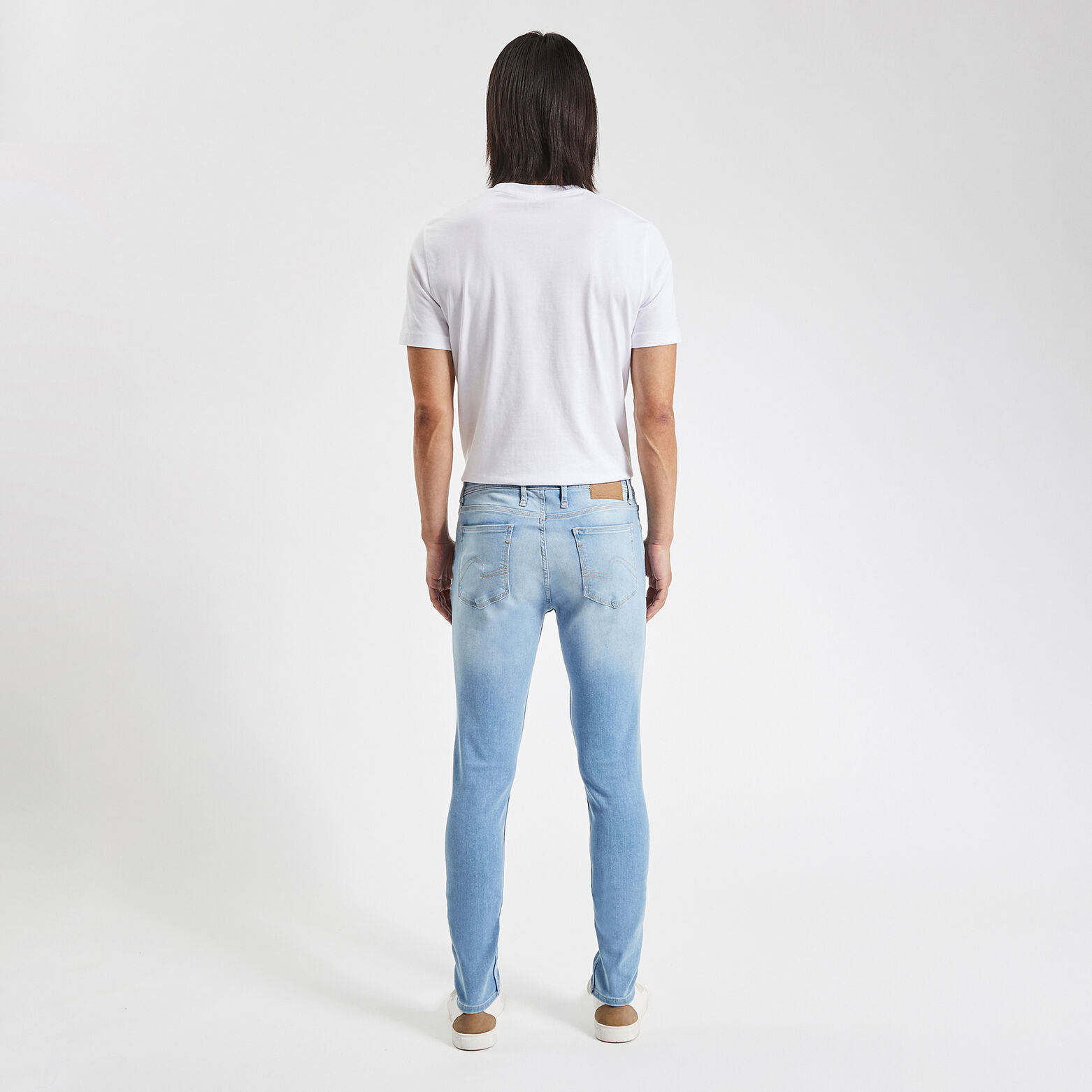 Jean skinny 3 longueurs Bleu