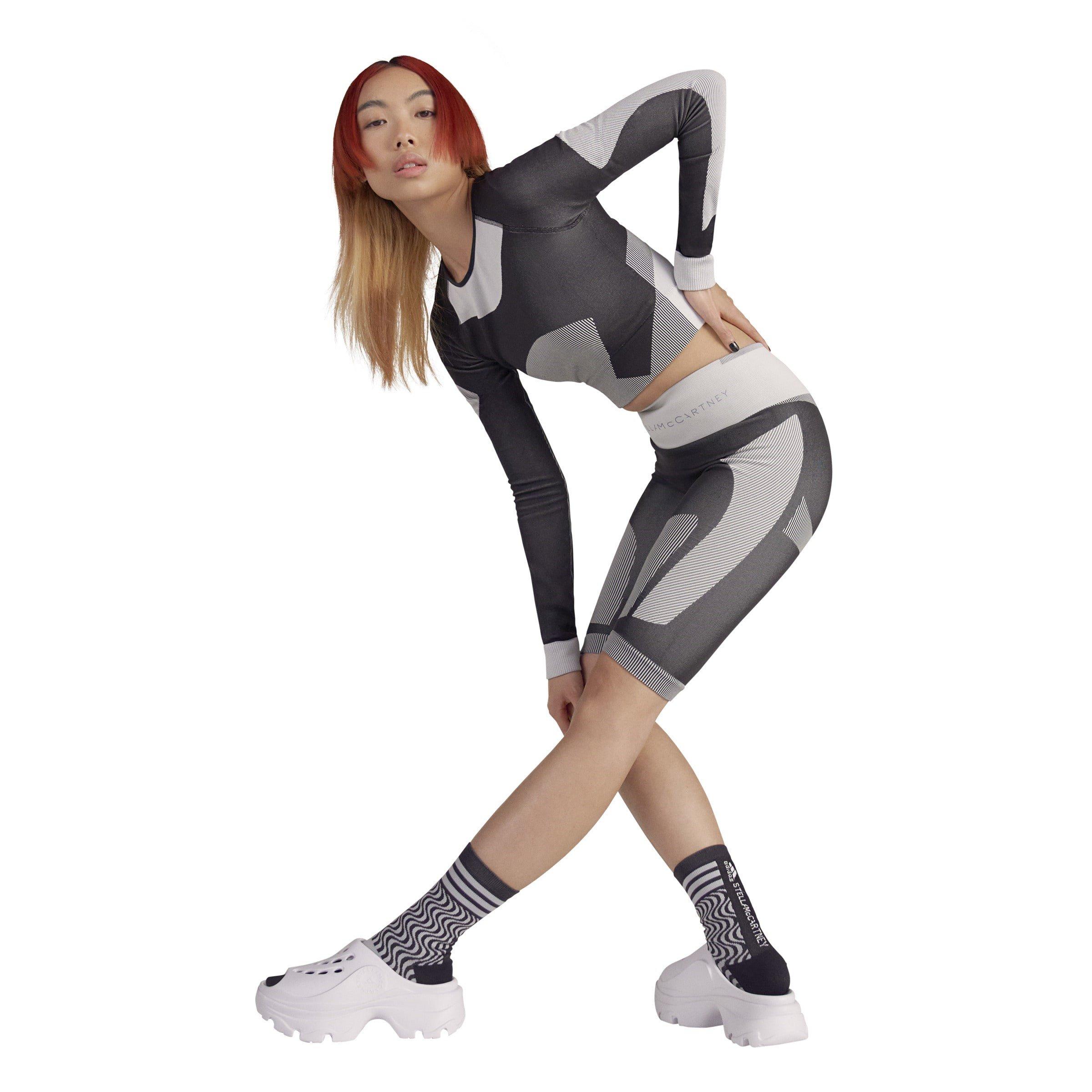 adidas by Stella McCartney Asymetrical Cycling Leggings Womens