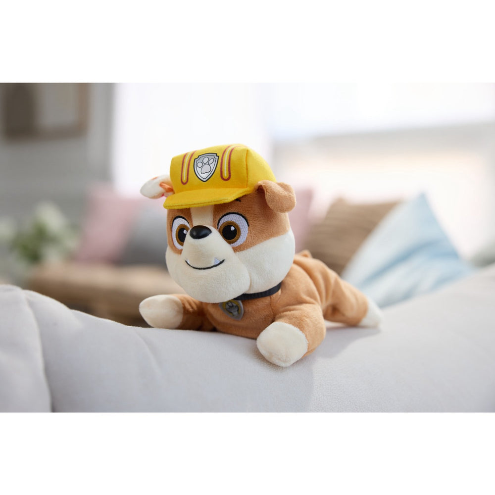 Køb Paw Patrol Gund Hat & Halsbånd Plys 20 Cm Rubble