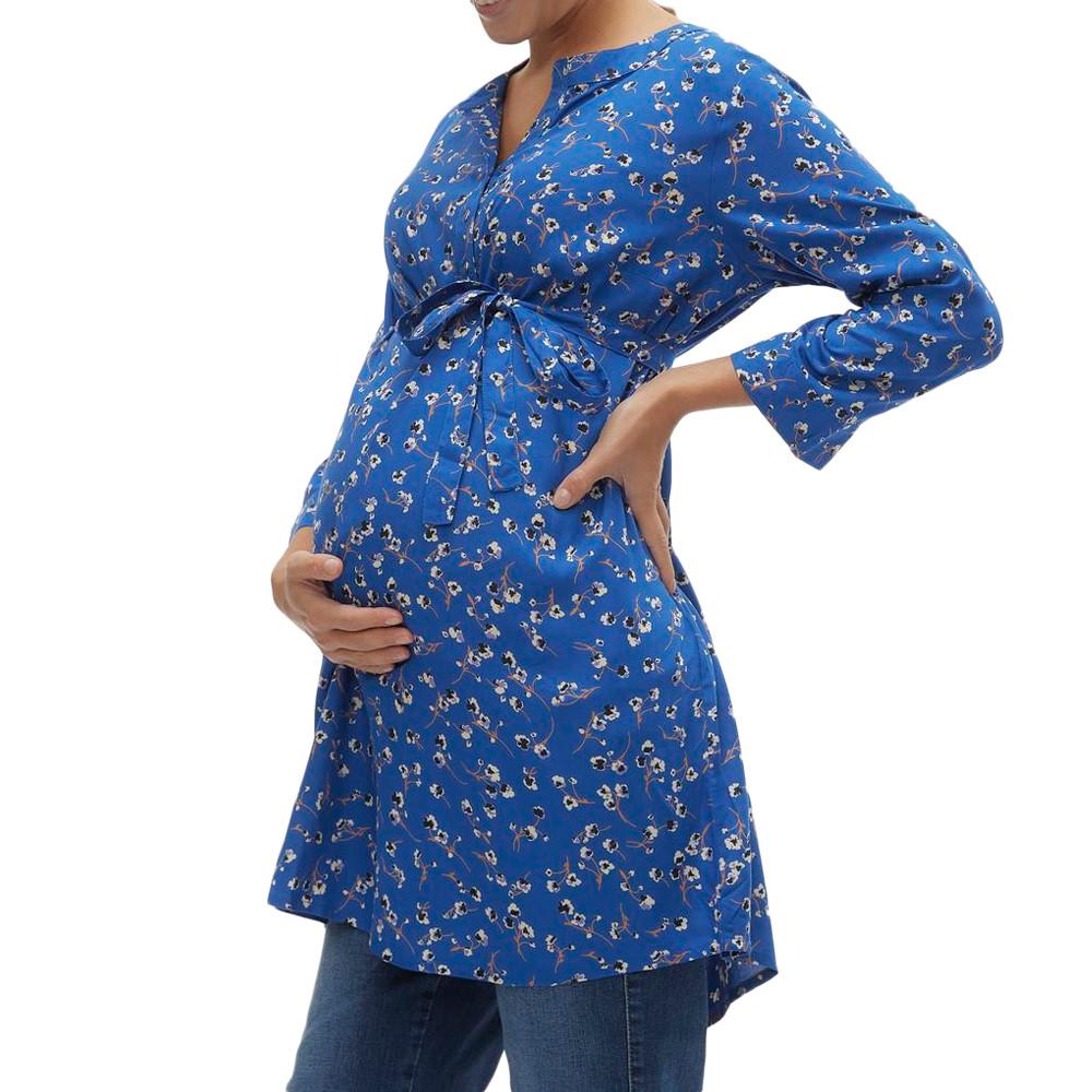 Mamalicious Tunique Bleu Femme Mamalicious Levie