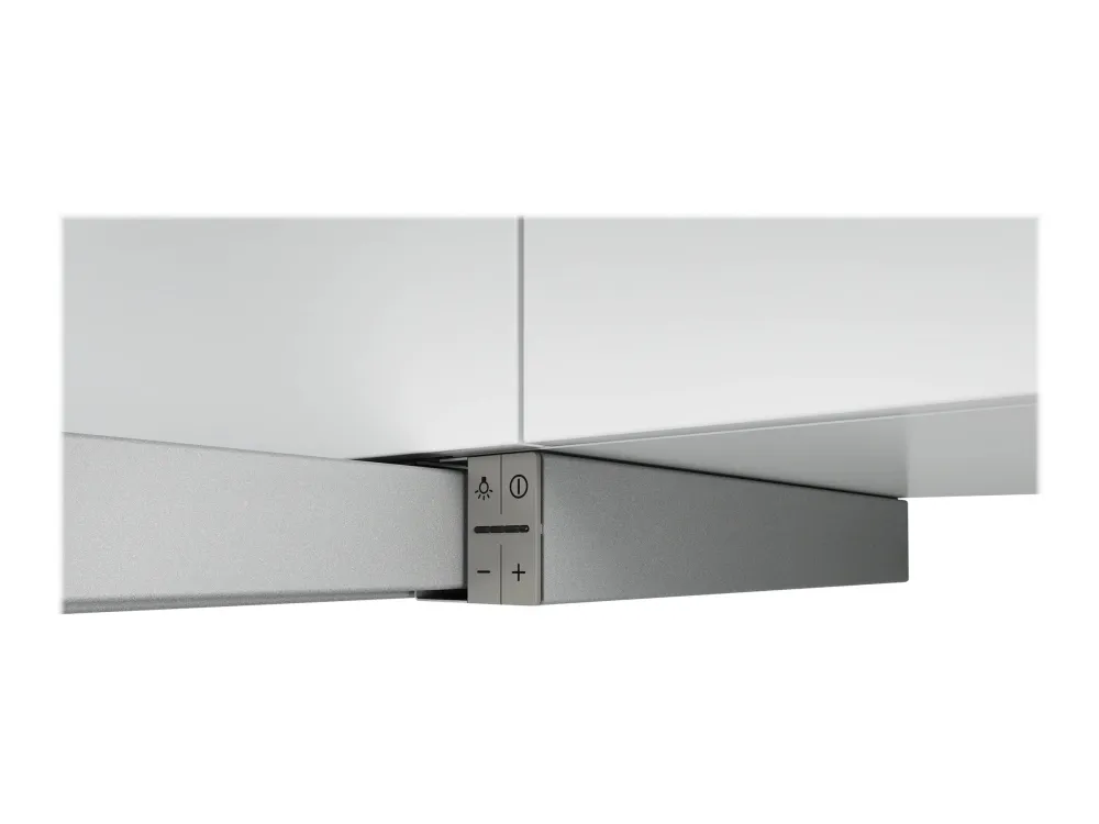 Bosch Serie | 4 DFS067A51 - Hætte - teleskopisk - Niche - bredde: 52.4 cm - dybde: 29 cm - udtrækning og recirkulation (-) - med intern motor - metalgrå