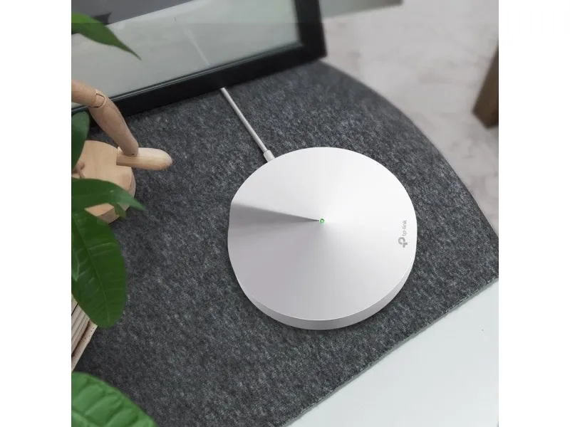 TP-Link Deco M9 Plus - Wi-Fi-system (2 routere) - op til 4500 sq.ft - mesh - GigE, ZigBee - 802.11a/b/g/n/ac, Bluetooth 4.2, ZigBee Home Automation 1.2 - Tri-Band