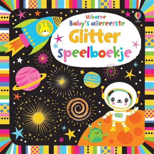 Kartonboek baby's allereerste glitterspeelboekje