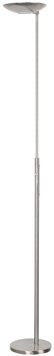 Vloerlamp Zilver Geneva ⌀23  x H184 cm
