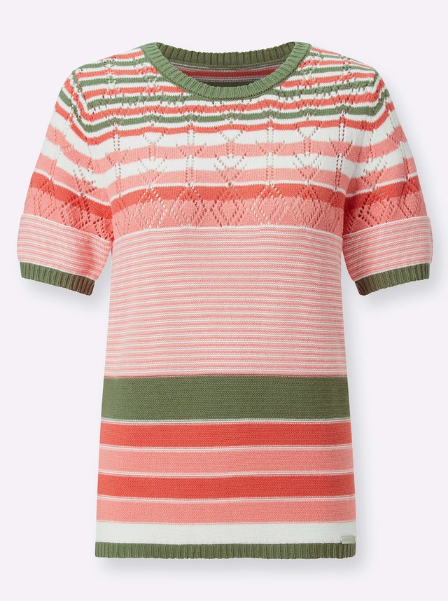 Casual Looks Kurzarmpullover »Pullover«