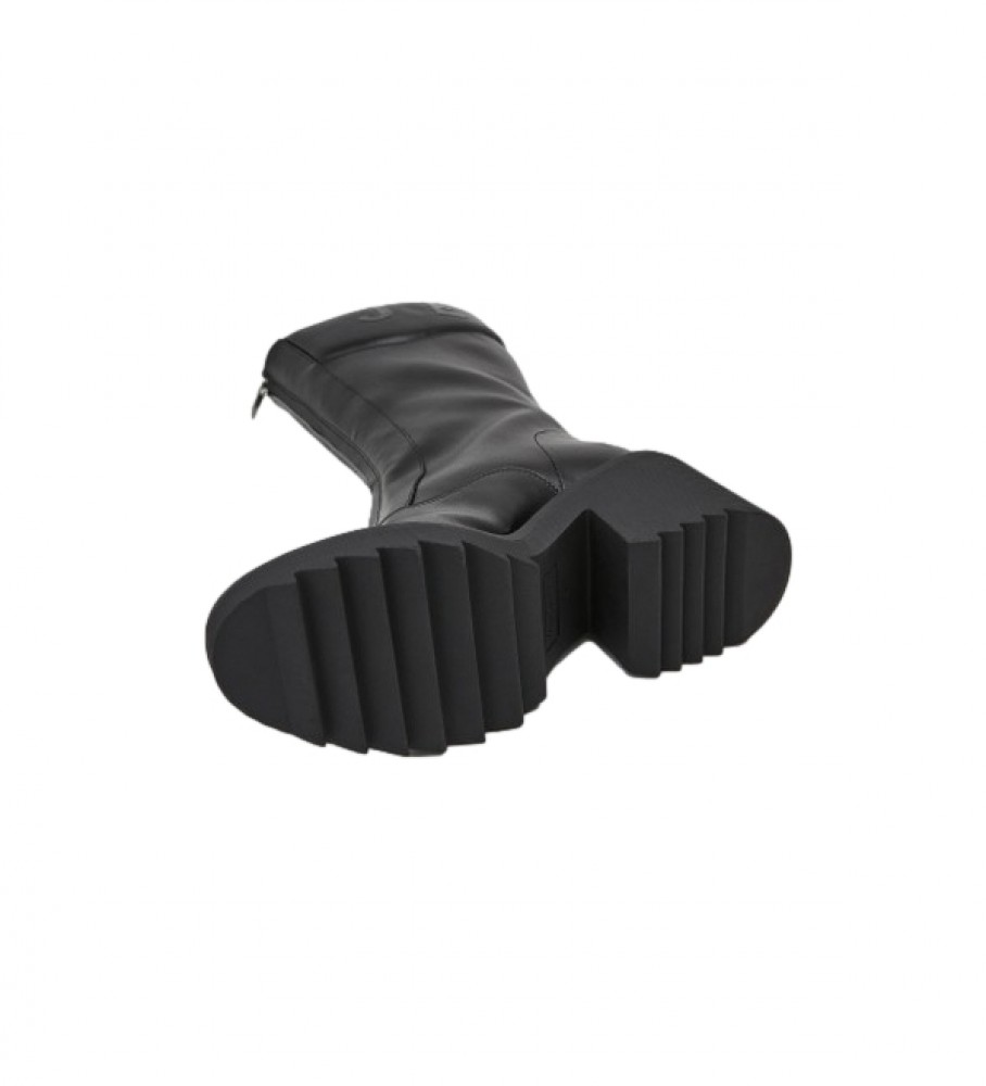 Botas pretas de cano curto Pepe Jeans Boss Zip