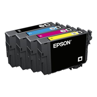 Epson 502XL Jumelles - pack de 4 - noir, cyan, magenta, jaune - cartouche d'encre originale