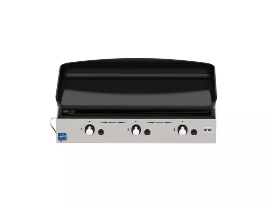 Eno Plancha gaz 6300w plaque fonte émaillée 62x36cm - 556532010701