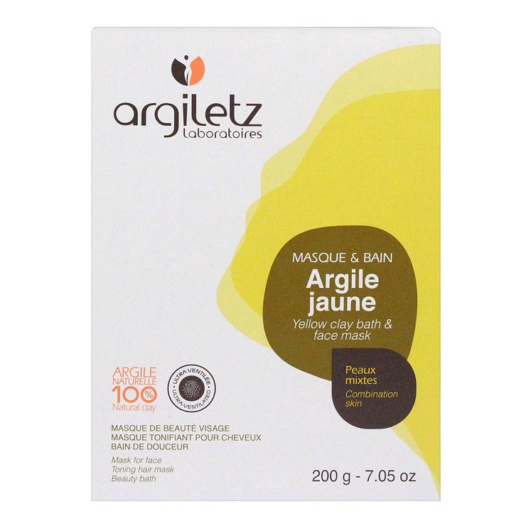 Argile jaune masque & bain 200g