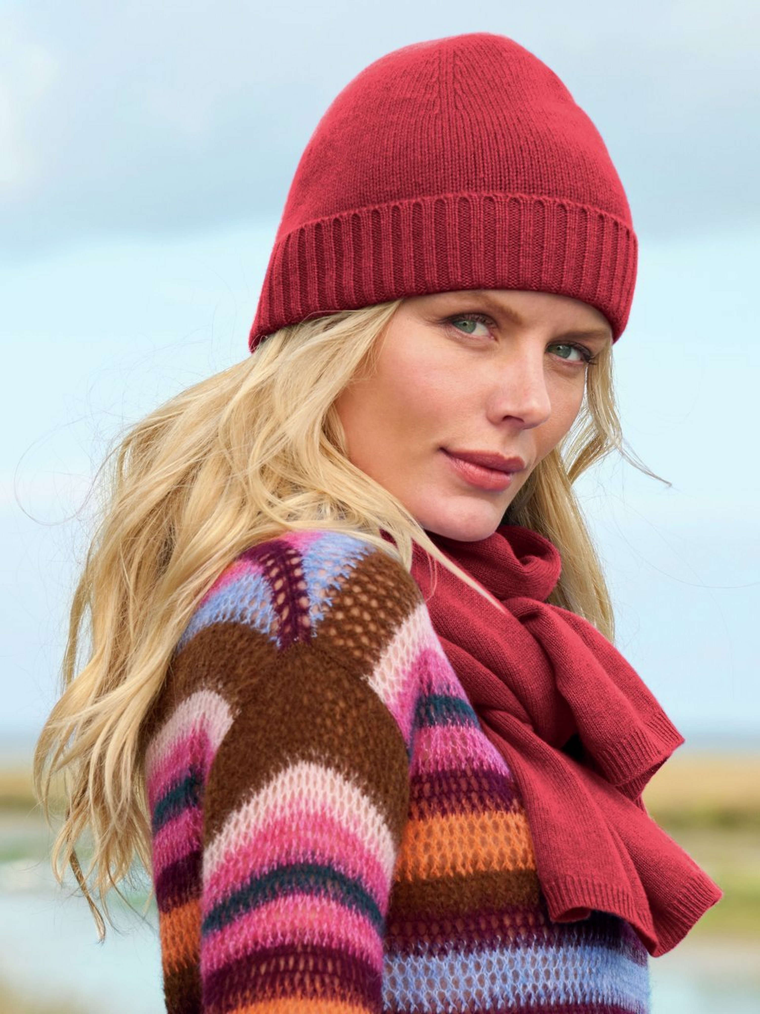 Strickschal aus 100% Premium-Kaschmir