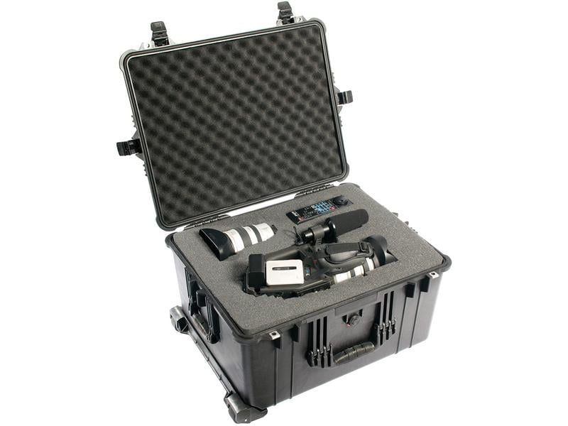Peli Schutzkoffer 1620 mit Schaumstoffeinlage, Schwarz Protector Case 1620 für empfindliche Ausrüstung, 71.74 l Volumen