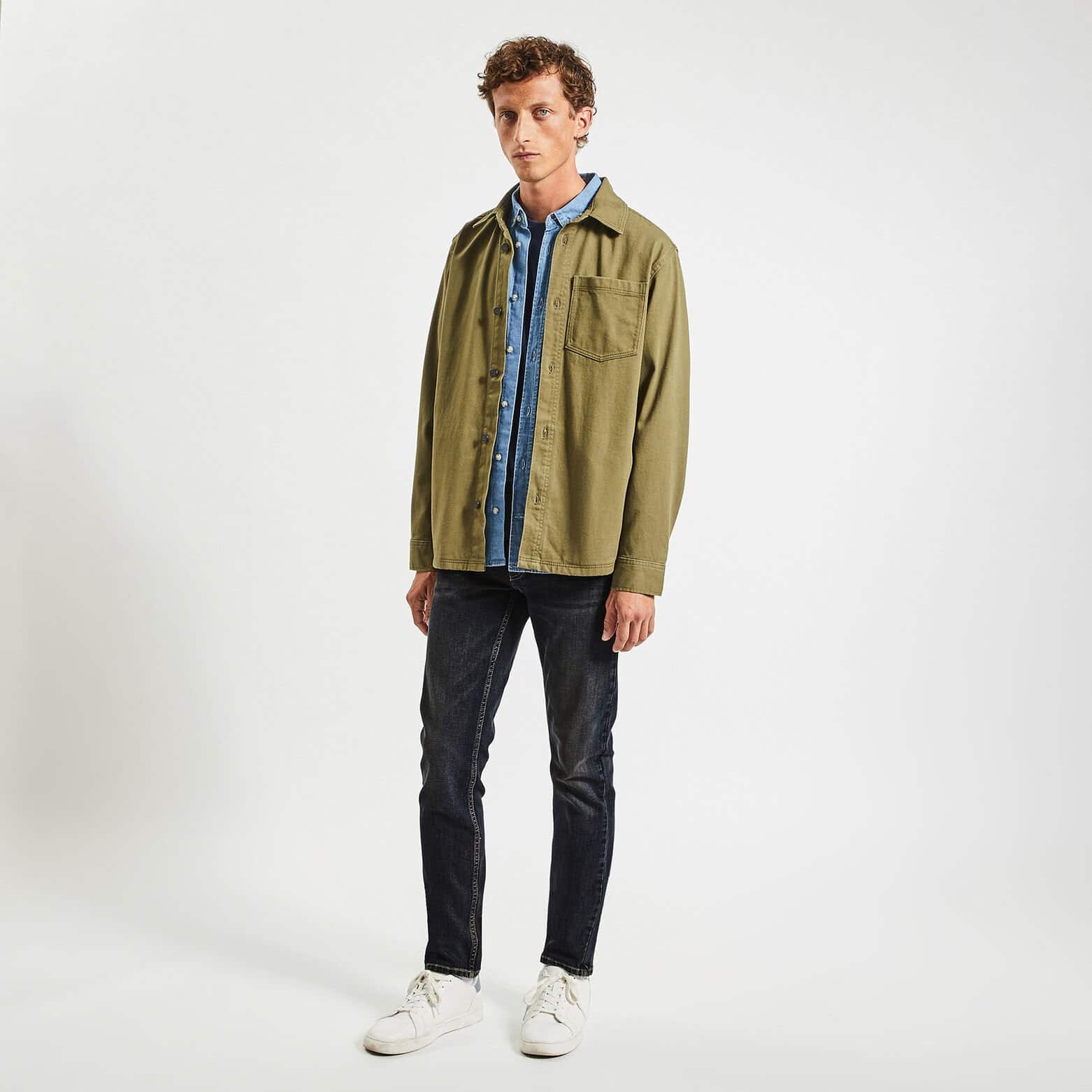 Jean straight 3 longueurs Noir