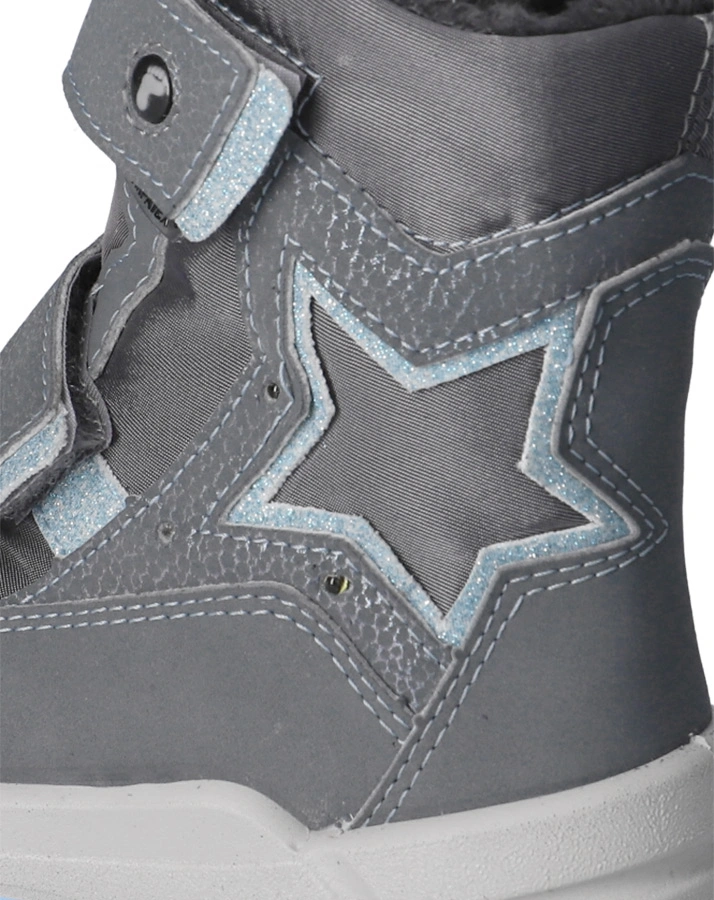 Klett-Boots GLORIA mit Blinklicht gefüttert in grau
