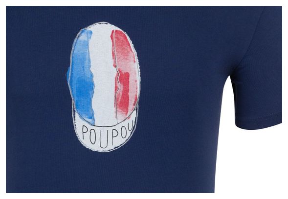 T-Shirt Manches Courtes LeBram & Sport d'Epoque Poupou Bleu Foncé