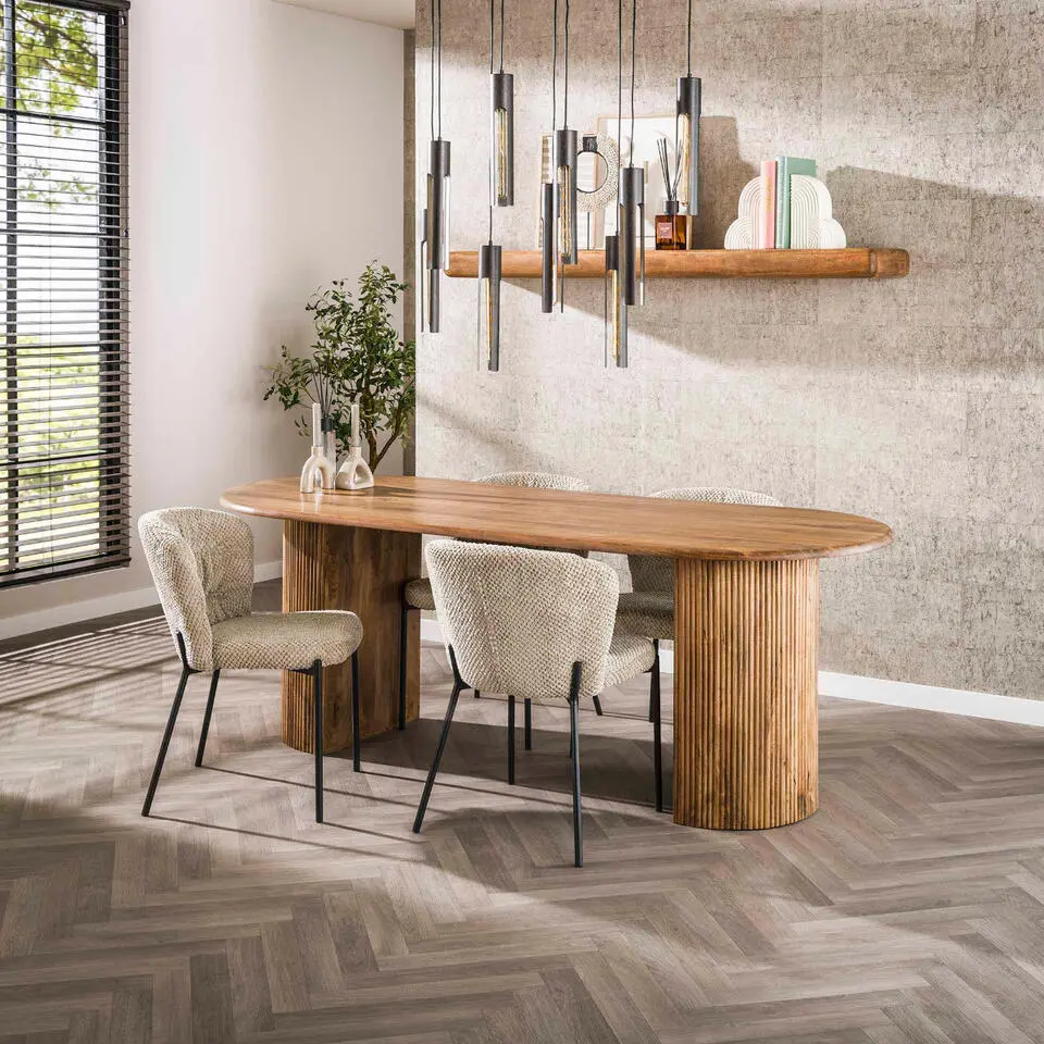 Fraaai - Sedona ovale eettafel - 215 cm - naturel