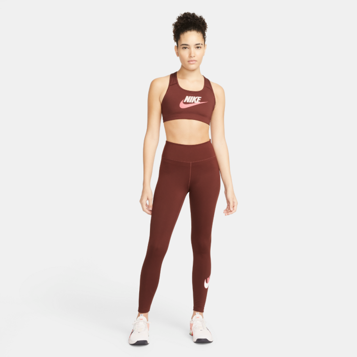 Nike Dame BH Dri-Fit swoosh Bra Rød