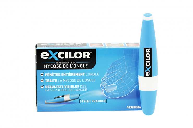 Traitement mycose de l'ongle Excilor stylet 400 applications