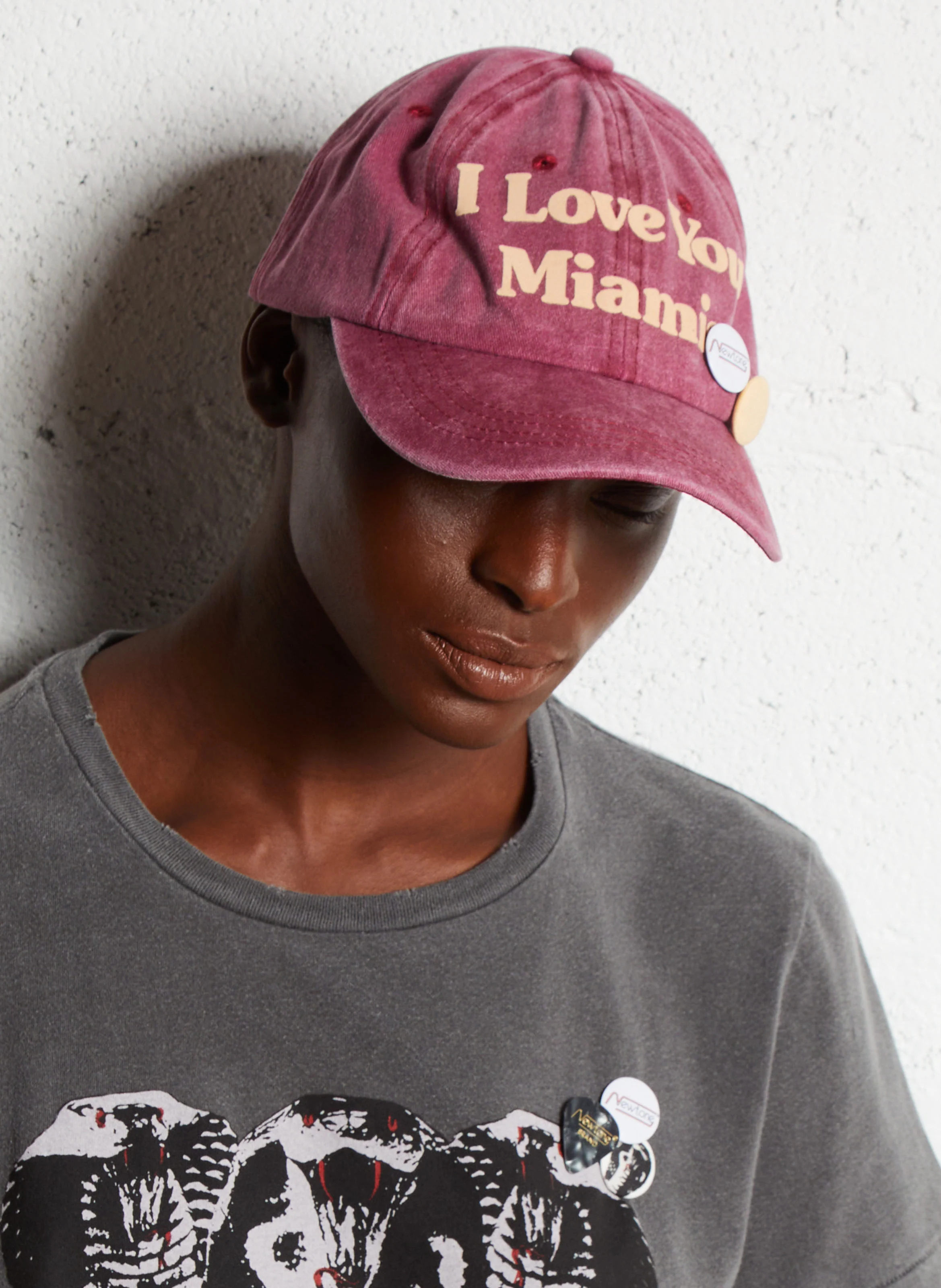 PLATER SOUVENIR - Casquette en coton | Rouge