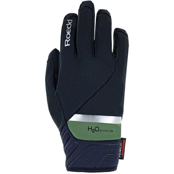 Roeckl Ranten 2 Fahrradhandschuhe Lang Black / Fir Forest