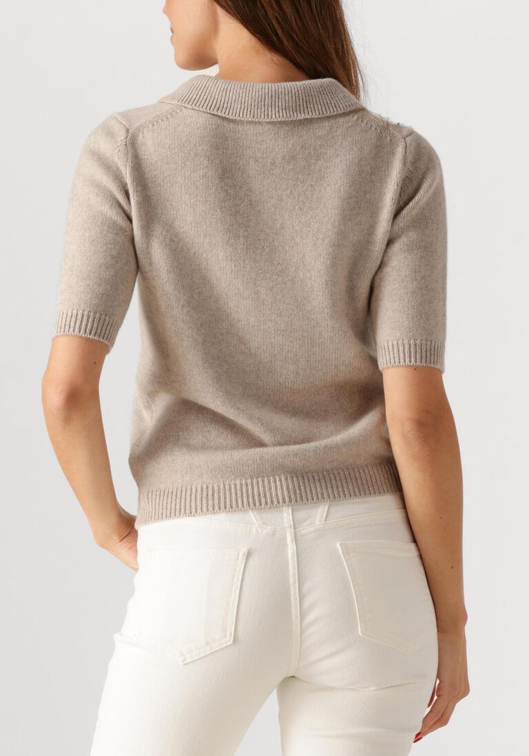 creme herskind top alberto knit polo blouse