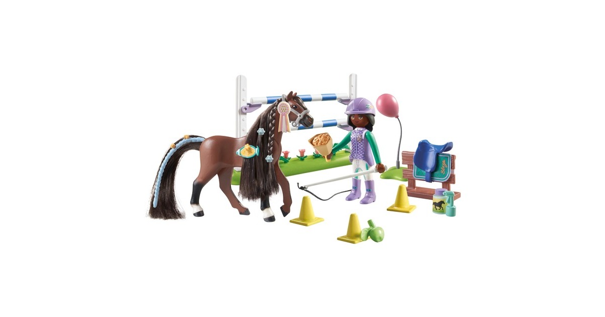 PLAYMOBILHorses of Waterfall - Zoe en Blaze speelset Constructiespeelgoed  (71355)